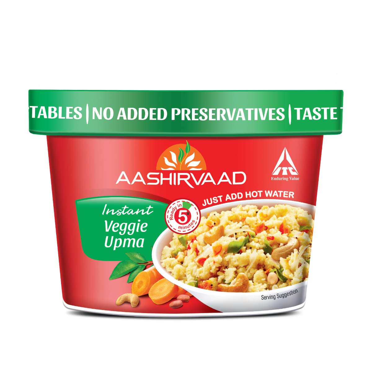 Aashirvaad Instant Meals Veggie Upma Cup