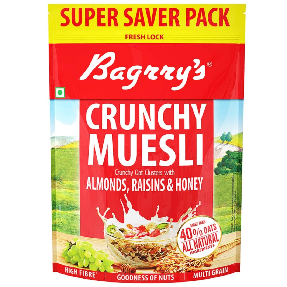 Bagrrys Crunchy Muesli - Almond, Raisins, Honey