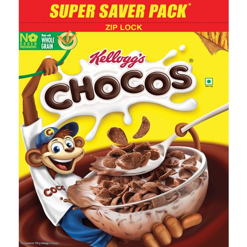 Kellogg's Chocos, High in Protein, B Vitamins, Calcium and Iron