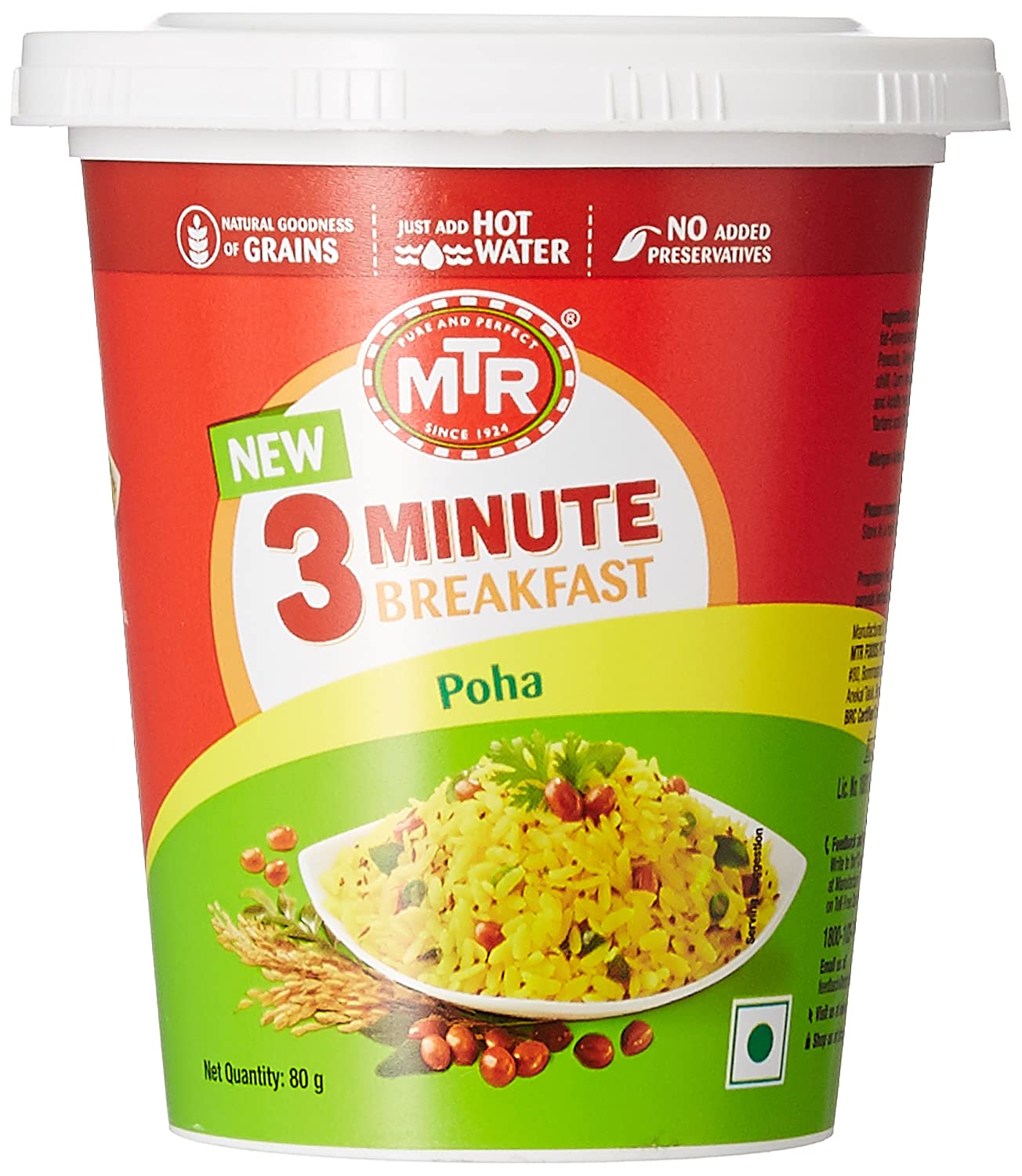 MTR 3 Minute Breakfast Cuppa Poha