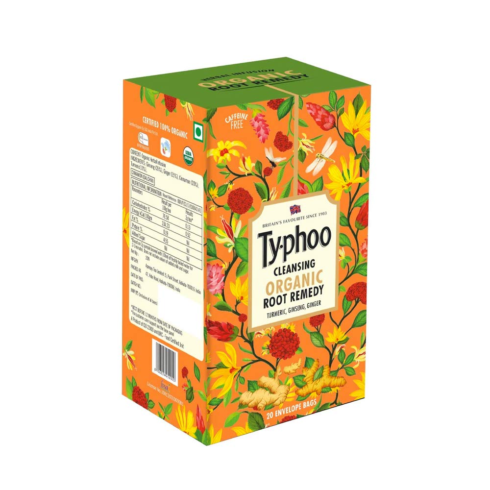 Typhoo Cleansing Organic Root Remedy Tea Bag 